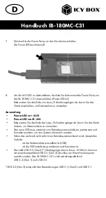 Preview for 15 page of Icy Box IB-180MC-C31 Instruction Manual