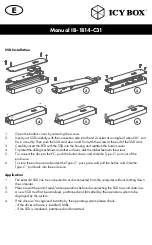 Preview for 8 page of Icy Box IB-1814-C31 Manual