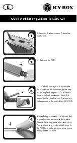 Preview for 4 page of Icy Box IB-1817MC-C31 Quick Installation Manual