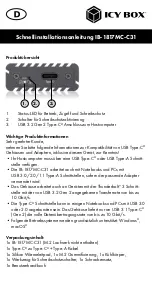 Preview for 7 page of Icy Box IB-1817MC-C31 Quick Installation Manual