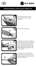 Preview for 9 page of Icy Box IB-1817MC-C31 Quick Installation Manual