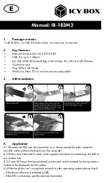 Preview for 2 page of Icy Box IB-183M2 User Manual