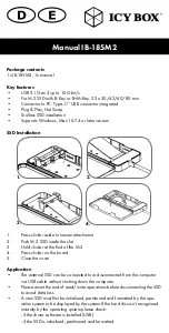 Preview for 6 page of Icy Box IB-185M2 Manual