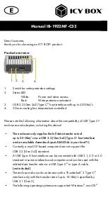 Preview for 6 page of Icy Box IB-1922MF-C32 Manual