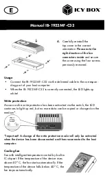 Preview for 9 page of Icy Box IB-1922MF-C32 Manual