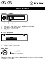 Preview for 8 page of Icy Box IB-2212U2 Manual