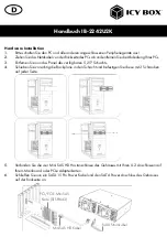 Preview for 11 page of Icy Box IB-2242U2K Manual