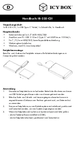 Предварительный просмотр 7 страницы Icy Box IB-235-C31 Quick Installation Manual