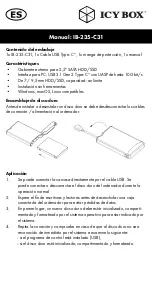 Предварительный просмотр 10 страницы Icy Box IB-235-C31 Quick Installation Manual