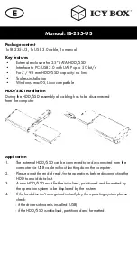 Preview for 6 page of Icy Box IB-235-U3 Quick Installation Manual