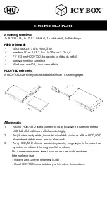 Preview for 15 page of Icy Box IB-235-U3 Quick Installation Manual