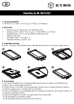 Preview for 7 page of Icy Box IB-245-C31 Manual