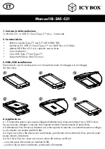 Preview for 9 page of Icy Box IB-245-C31 Manual