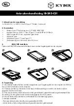 Preview for 14 page of Icy Box IB-245-C31 Manual