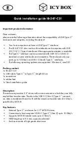 Preview for 6 page of Icy Box IB-247-C31 Quick Installation Manual