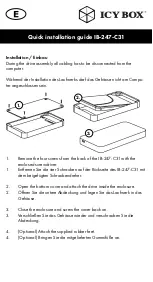 Предварительный просмотр 8 страницы Icy Box IB-247-C31 Quick Installation Manual