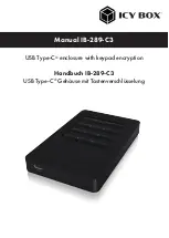 Icy Box IB-289-C3 Manual preview