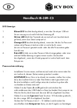 Preview for 16 page of Icy Box IB-289-C3 Manual