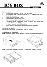 Preview for 17 page of Icy Box IB-289U3 User Manual