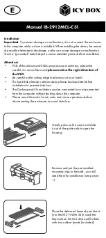 Preview for 9 page of Icy Box IB-2912MCL-C31 Manual