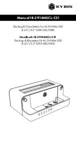 Icy Box IB-2914MSCL-C31 Manual preview