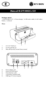 Preview for 6 page of Icy Box IB-2914MSCL-C31 Manual