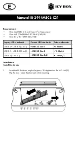 Preview for 7 page of Icy Box IB-2914MSCL-C31 Manual