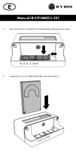 Preview for 8 page of Icy Box IB-2914MSCL-C31 Manual