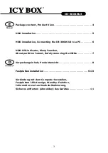 Preview for 3 page of Icy Box IB-3664SU3 User Manual