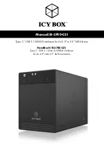 Preview for 1 page of Icy Box IB-3740-C31 Manual