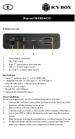 Preview for 8 page of Icy Box IB-382H-C31 Manual