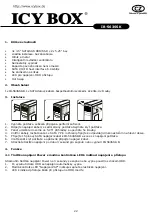 Предварительный просмотр 22 страницы Icy Box IB-563SSK Manual