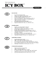 Preview for 4 page of Icy Box IB-AC6113 User Manual