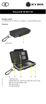 Предварительный просмотр 6 страницы Icy Box IB-AC620-CR Manual