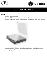 Preview for 10 page of Icy Box IB-AC6251-6 Manual