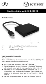 Preview for 6 page of Icy Box IB-CR402-C31 Quick Installation Manual