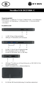 Preview for 13 page of Icy Box IB-DK2108M-C Manual