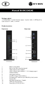 Preview for 6 page of Icy Box IB-DK2242AC Manual