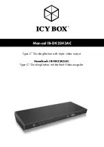 Предварительный просмотр 1 страницы Icy Box IB-DK2243AC Manual