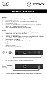 Предварительный просмотр 12 страницы Icy Box IB-DK2251AC User Manual