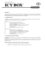 Preview for 4 page of Icy Box IB-DK2401AC Manual