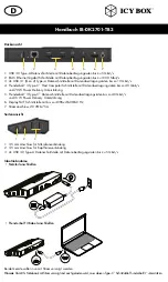 Preview for 12 page of Icy Box IB-DK2701-TB3 Manual