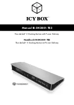 Icy Box IB-DK2801-TB3 Manual предпросмотр