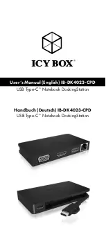 Icy Box IB-DK4023-CPD User Manual предпросмотр