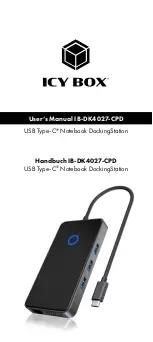 Icy Box IB-DK4027-CPD User Manual preview