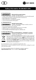 Preview for 5 page of Icy Box IB-DK4027-CPD User Manual