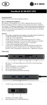 Preview for 9 page of Icy Box IB-DK4027-CPD User Manual