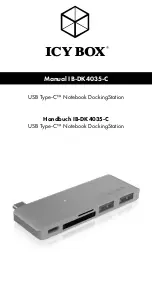 Preview for 1 page of Icy Box IB-DK4035-C Manual