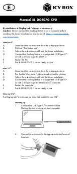 Preview for 8 page of Icy Box IB-DK4070-CPD Manual