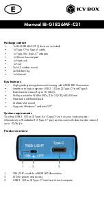 Preview for 7 page of Icy Box IB-G1826MF-C31 Manual